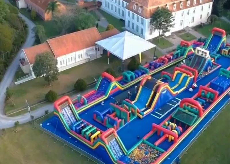 Férias no Parque de Rio Negro terá o maior circuito de brinquedos infláveis da América Latina